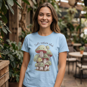 T-shirt Club Douce Nature – Amas de Champignons Kawaii