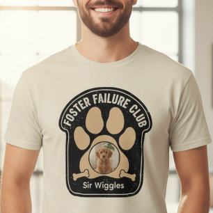 T-shirt Club du cœur pour les échecs d'adoption Patte émou