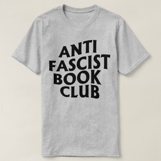 T-shirt Club du livre anti-fasciste (Design devant)
