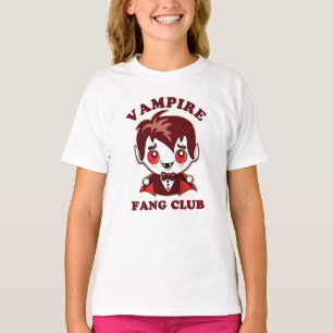 T-shirt Club Fang Pun Drôle Et Vampire Mignons