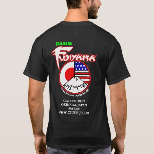 T-shirt Club Fujiyama (Dos)