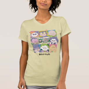 T-shirt Club graphique de la menace des super-vilains de D