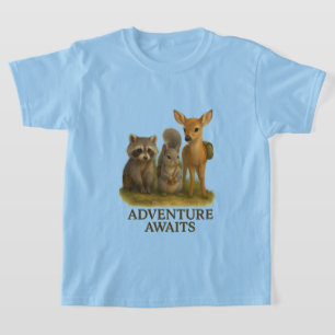 T-shirt Club Jeunes Criters Tee #1 - "Adventure Await"