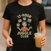 T-shirt Club Juggle 17 Heures - Drôle calendrier scolaire 