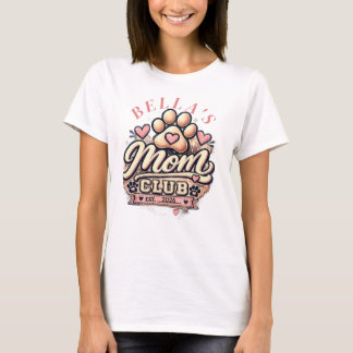 T-Shirt Club Maman d'Animal de Compagnie Personnal