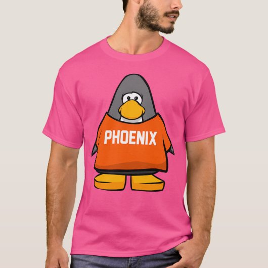 T-shirt Club Penguin - Phoenix Suns Basketball Funny (Devant)