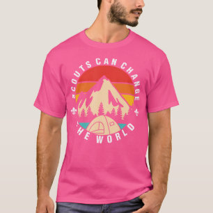 T-shirt Club Scouting Mountain Camp Randonnée de camping e