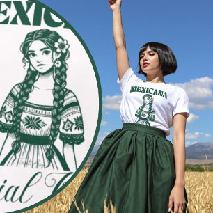 T-shirt Club Social Mexicana avec Latina Bonita