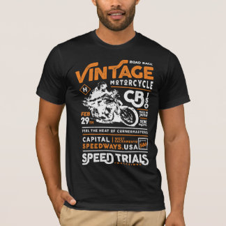 T-shirt Club vintage de moto