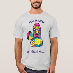 T-shirt Cluck Norris. Légende du Pickleball