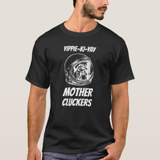T-shirt Clucker pour mère spatiale (Devant)