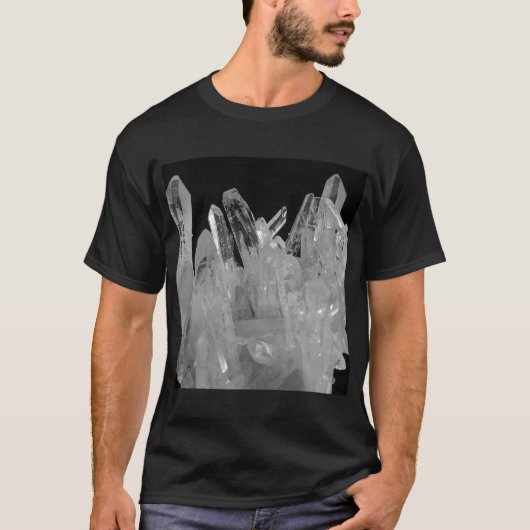 T-shirt Cluster Crystal Energy Quartz (Devant)