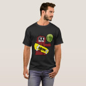 T-shirt Clyde avec le logo de pastèque et de planche à (Devant entier)