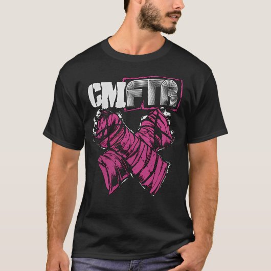 T-shirt Cm Punk Ftr Cmftr (Devant)