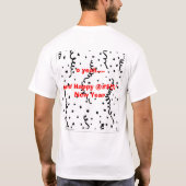 T-shirt cmaslights, joyeux F*@#% ! NOËL (Dos)