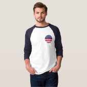 T-shirt CMS 3/4 Sleeve Baseball Jersey pour lui (Devant entier)