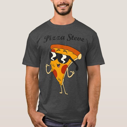T-shirt CN oncle grand-pa Pizza Steve Cool (Devant)