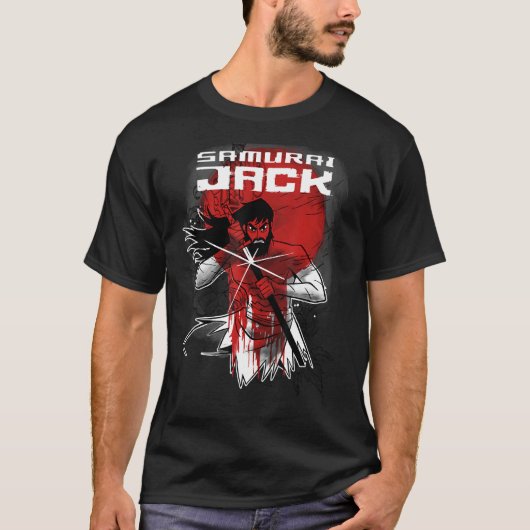 T-shirt CN Samurai Jack Red Sword Portrait (Devant)