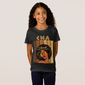 T-Shirt CNA Certified Nursing Assistant afro Black History (Devant entier)