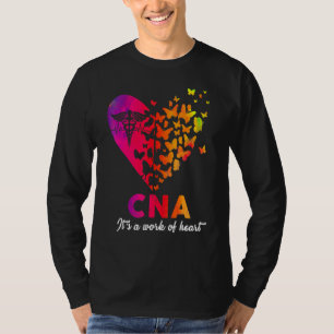 T-shirt Cna C'Est Une Oeuvre De Coeur Rn Emt Er Infirmière