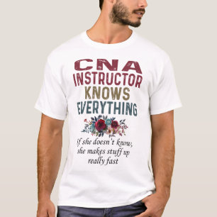 T-shirt Cna Instructor Sait Tout