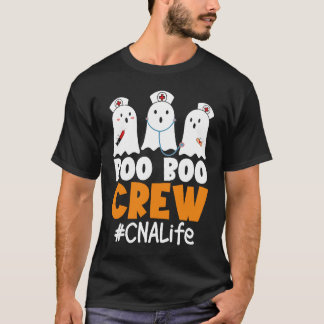 T-shirt CNA Life Boo Boo Crew Nurse Ghost Halloween Costum