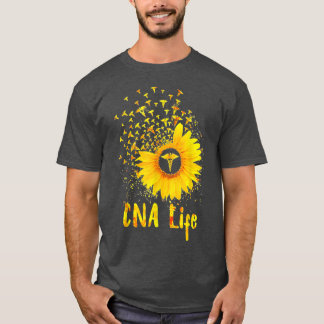 T-shirt CNA Life Sunflower Cute Nurse