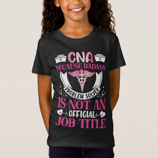 T-Shirt CNA parce que solveur de problèmes génial (Devant)