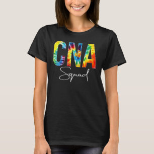 T-shirt CNA Squad Journee d'appréciation Tie Dye Pour Femm