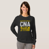 T-shirt CNA With An Attitude Certified Nursing Assistant M (Devant entier)