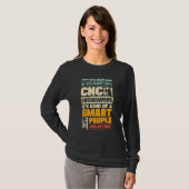 T-shirt Cnc Machinist Metalworker Machining Cnc Programmat (Devant entier)