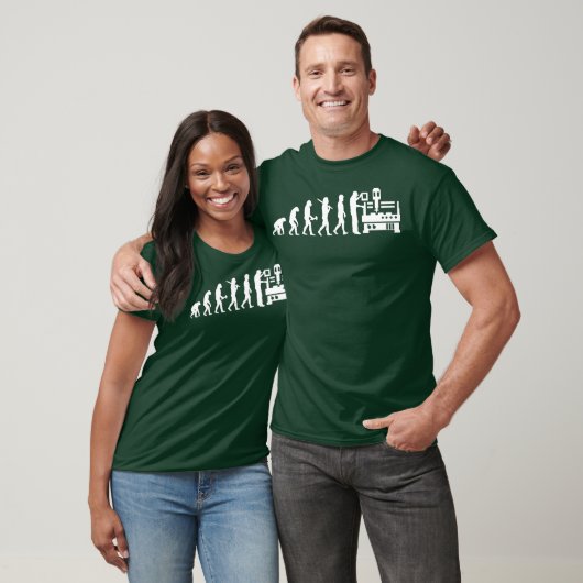 T-shirt CNC Operator Evolution CNC Machinist (Unisexe)