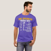 T-shirt CNC Operator Hourly Rates cnc machinist (Devant entier)