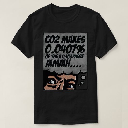 T-shirt CO2 MAKES 00407 de l'atmosphère mmmh (Design devant)