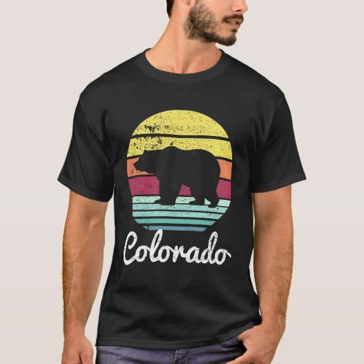 T-shirt Co Colorado Wildlife Bear Adventure (Devant)