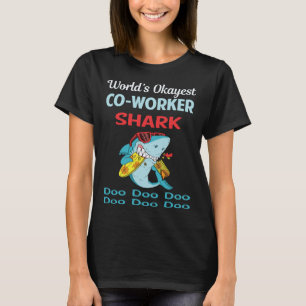 T-shirt CO-TRAVAILLEUR de requin drôle
