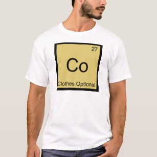 T-shirt Co - Vêtements Élément de chimie facultatif Symbol