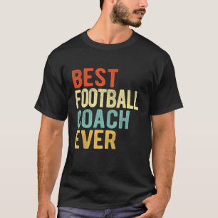 T-shirt Coa vintage Meilleur entraîneur De Football Ever F