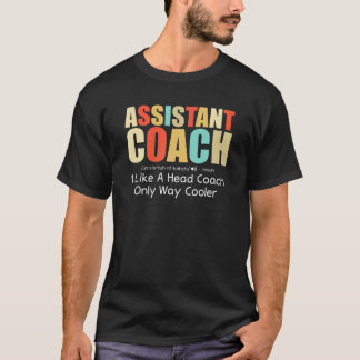 T-shirt Coach Assistant Définition Coachs Professionnels C