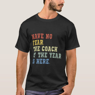 T-shirt Coach De L'Année Coaching Papa Coach
