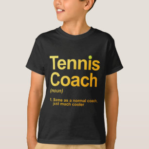 T-shirt Coach De Tennis Design Homme Femme Tennis Lover Te