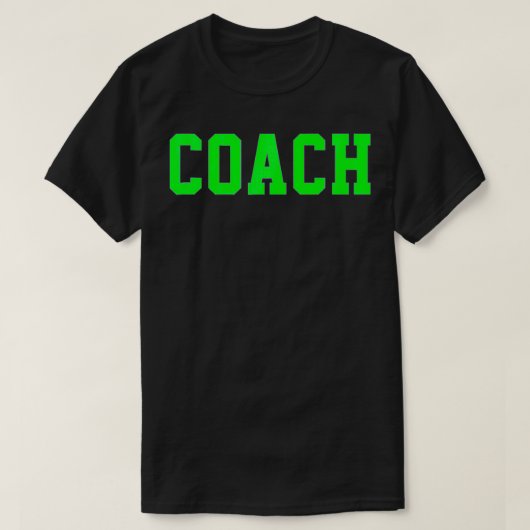 T-shirt Coach Green (Design devant)