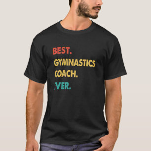 T-shirt Coach Gymnastique Retro Meilleur Coach Gymnastique