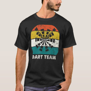 T-shirt Coach Joueur Dart de l'équipe Dart Retro Vintage S