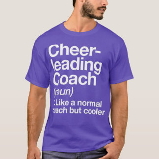 T-shirt Coach pom-pom girl Définition Sports Funny