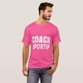T-shirt Coach sportif (Devant entier)