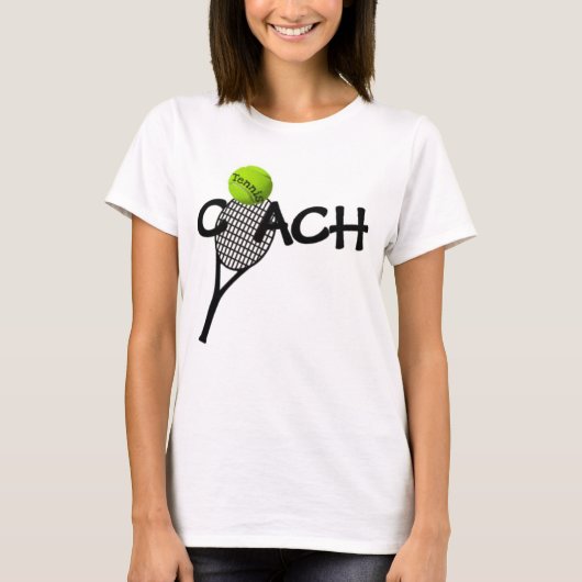T shirt Coach Tennis Ball Game (Voorkant)