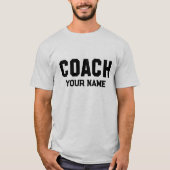 T-shirt Coach Votre Nom (Devant)