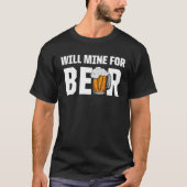 T-shirt Coal Miner Mining Mine Worker 2 (Devant)