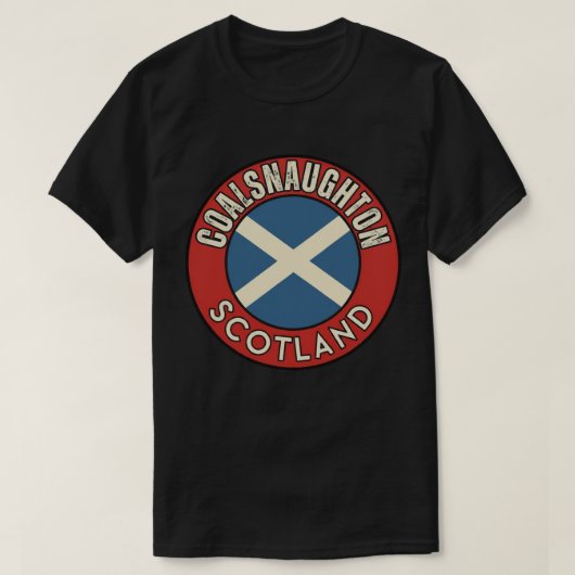T-shirt Coalsnaughton, Écosse (Design devant)
